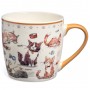 НАБОР ДЛЯ ЗАВТРАКА LEFARD "CATS", 2 ПР.: САЛАТНИК 500МЛ, КРУЖКА 345МЛ