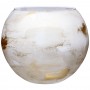 ВАЗА SFERA "GOLDEN MARBLE WHITE" ДИАМЕТР 20СМ