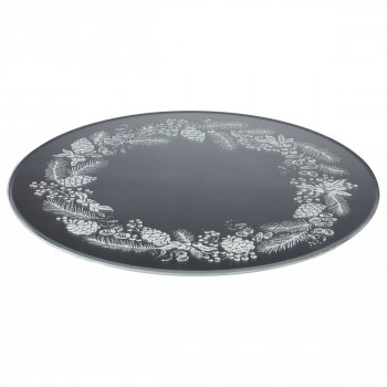 ТОРТОВНИЦА ВРАЩАЮЩАЯСЯ "SILVER MIRROR" 30 СМ