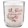 СВЕЧА АРОМАТИЗИРОВАННАЯ В СТАКАНЕ "ROSE GERANIUM" 7,5*8,5 СМ