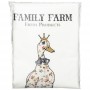 СУМКА "FAMILY FARM",30Х40СМ,БЕЛЫЙ, 100% ХЛОПОК,ТВИЛ