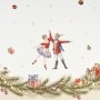 СКАТЕРТЬ КРУГЛАЯ  "ЩЕЛКУНЧИК" ,220СМ БЕЖЕВЫЙ 100% ХЛОПОК , ТВИЛ