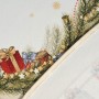 СКАТЕРТЬ КРУГЛАЯ  "ЩЕЛКУНЧИК" ,220СМ БЕЖЕВЫЙ 100% ХЛОПОК , ТВИЛ