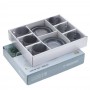 Набор из 6-ти чашек с блюдцами, 155 мл, L12,5 W12,5 H6,5 см